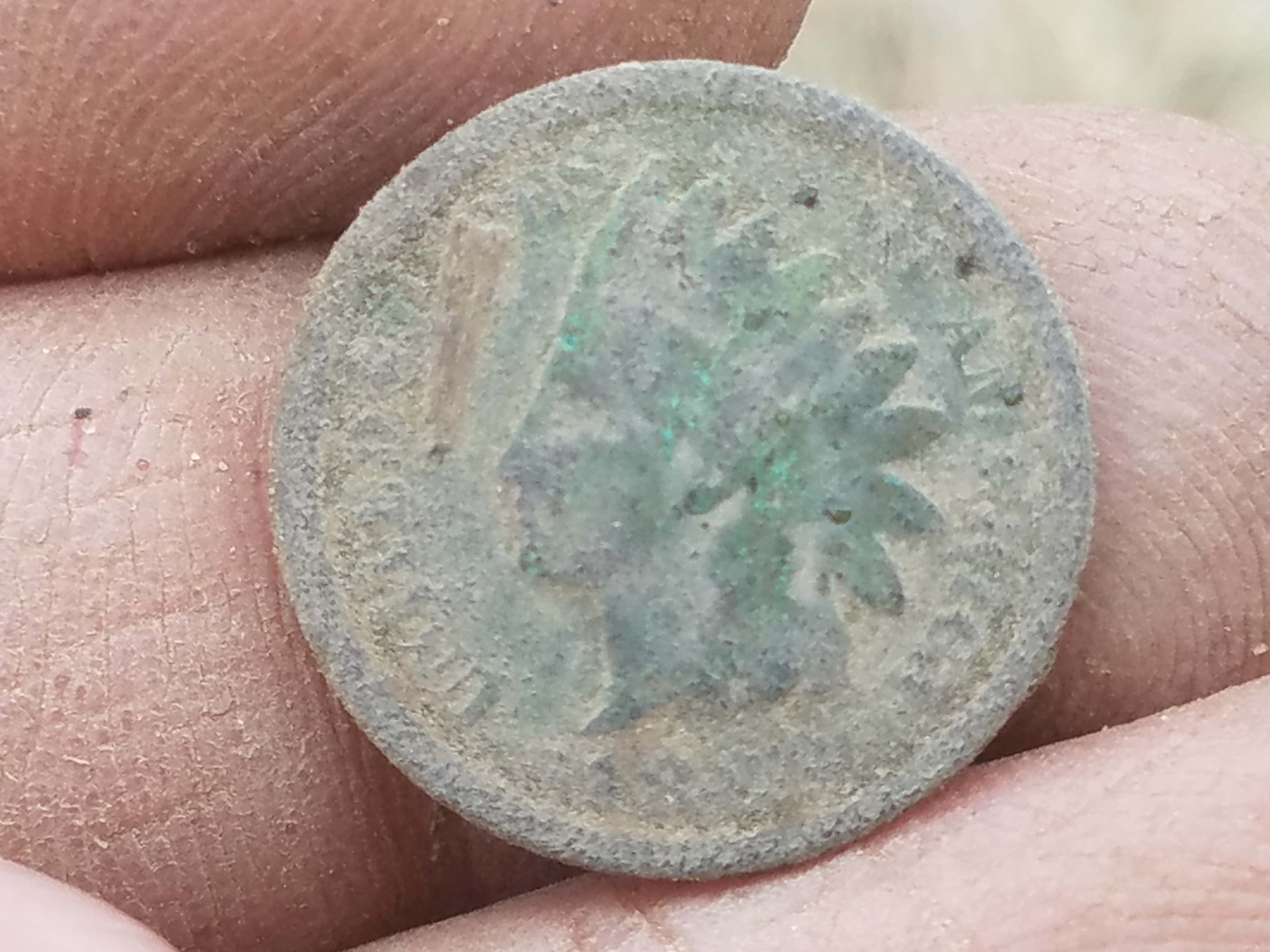 1852 Indian Head Penny found with Equinox 800