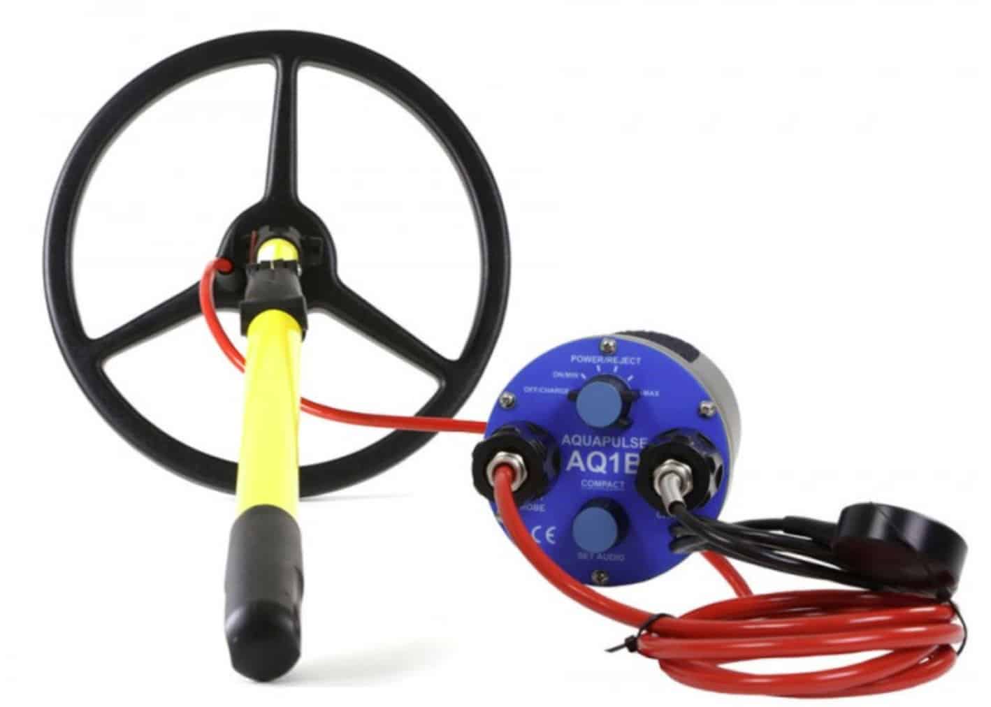 aquapulse a1b metal detector with 10" submersible coil