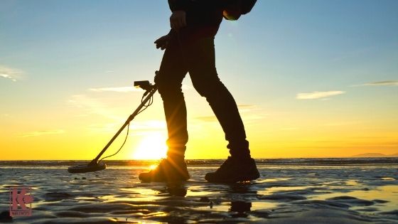 Metal Detecting In The Sunset